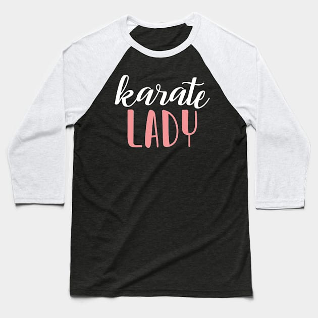 karate lady - karate girl Baseball T-Shirt by bsn